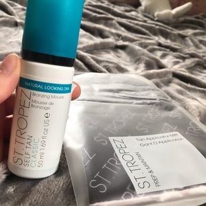 St tropez tanning mouse and mit!!